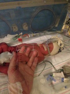 First time holding hands.